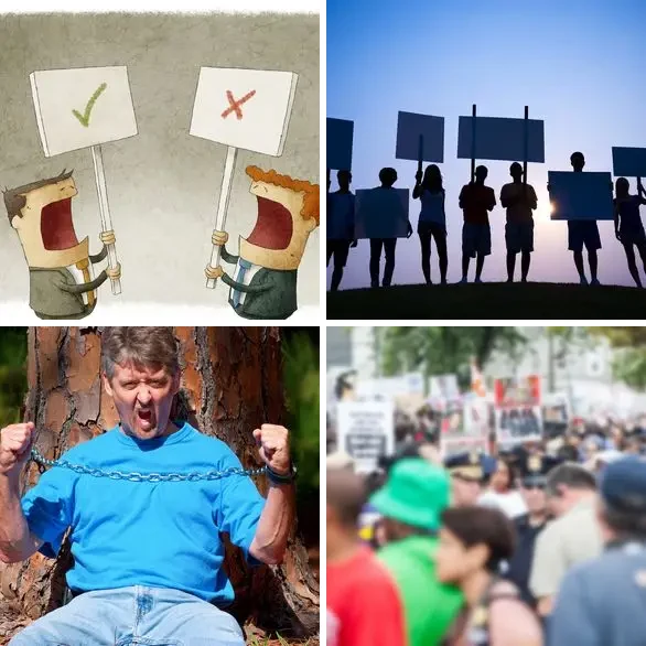 4 images 1 mot 9 lettres : solution MILITANTS