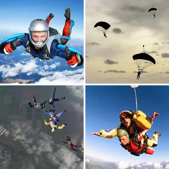 4 images 1 mot 9 lettres : solution PARACHUTE