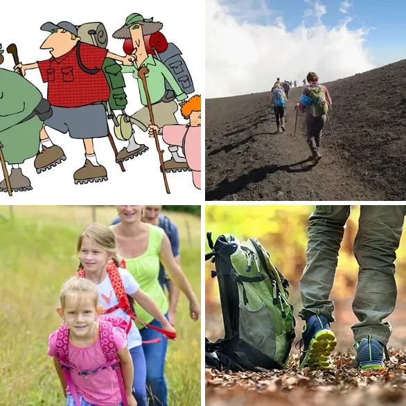 4 images 1 mot 9 lettres : solution RANDONNER