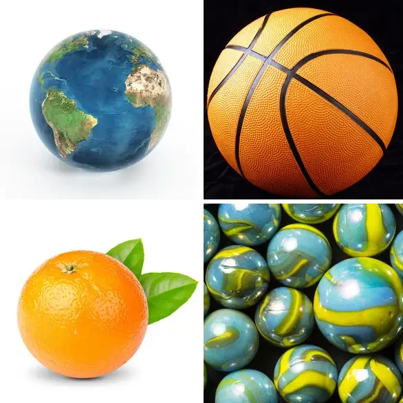 4 images 1 mot 9 lettres : solution SPHERIQUE